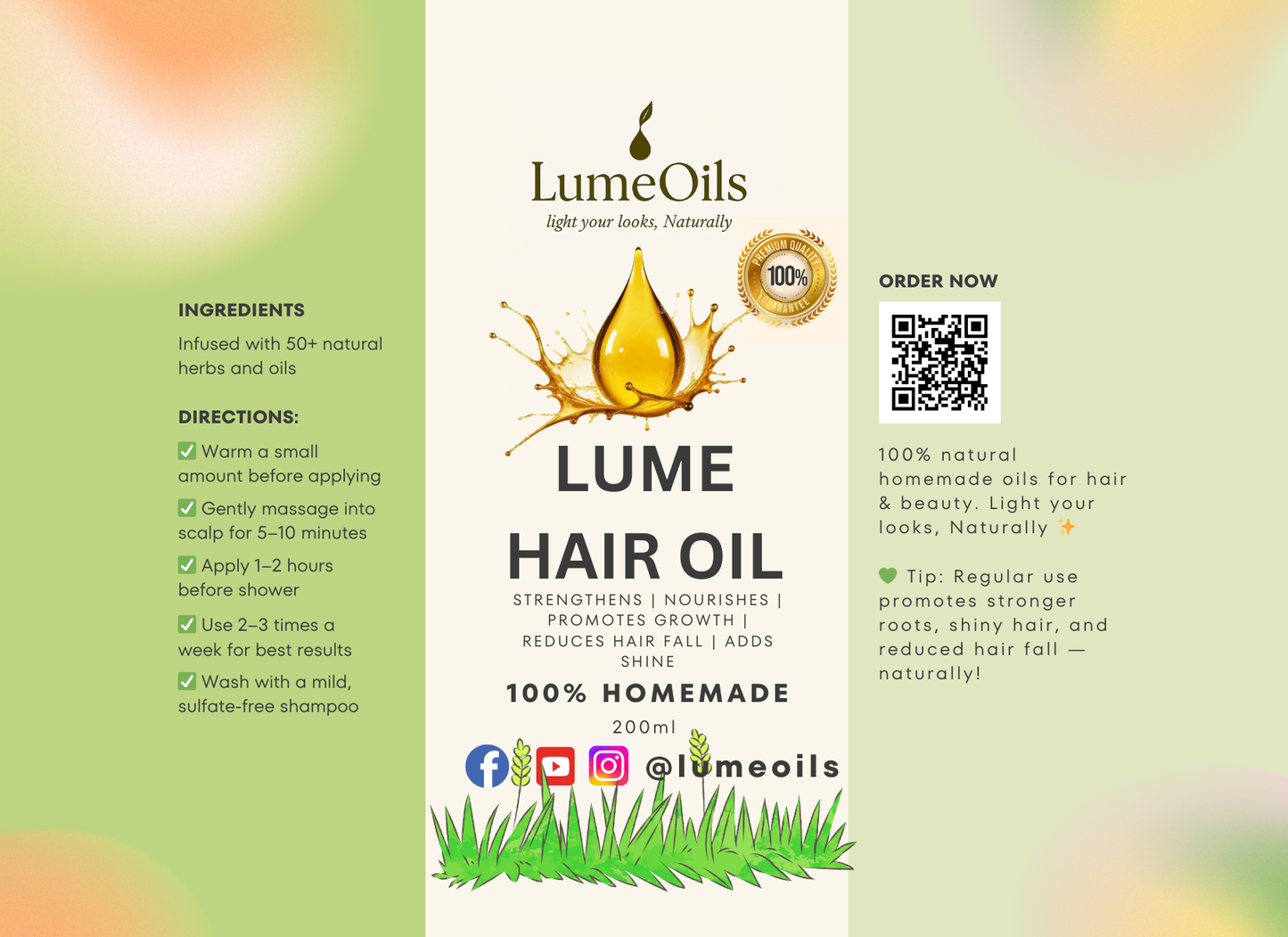 Lume Hair Oil